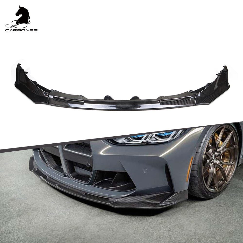 BMW G80 G82 M3 M4 V Style Carbon Front Bumper Lip - Guangdong Carbonss ...