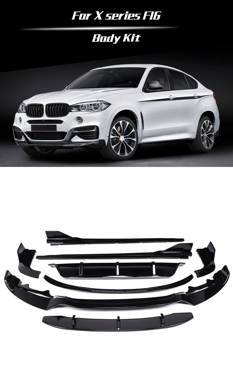 bmw x series f16 abs gloss black bk kit 2014 2018