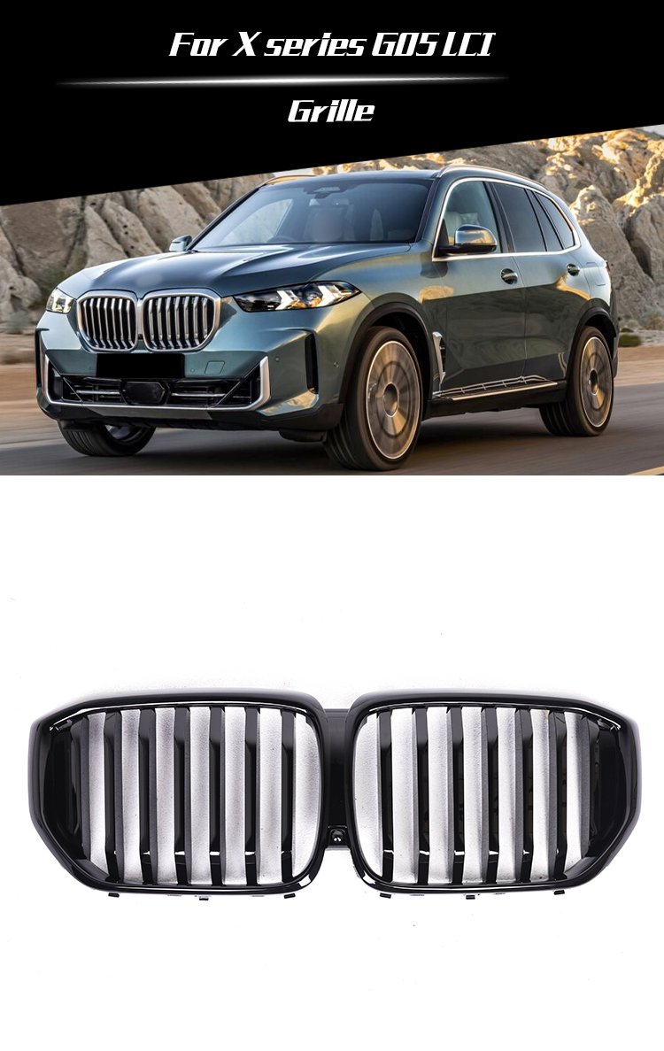 bmw x5 g05 gloss black front grille 2023+