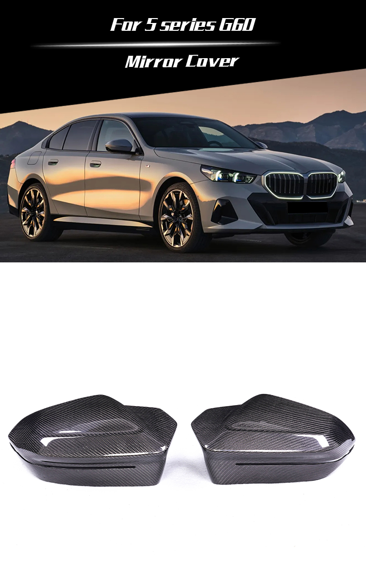 bmw g60 m4 look carbon replacement mirror cover