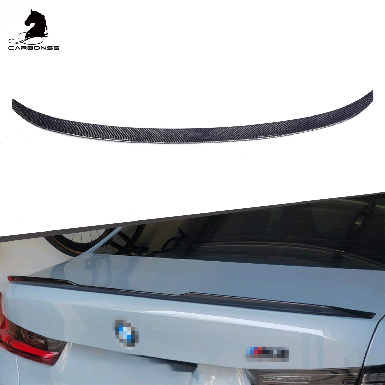 bmw g80 m3 cs type carbon spoiler 2021+