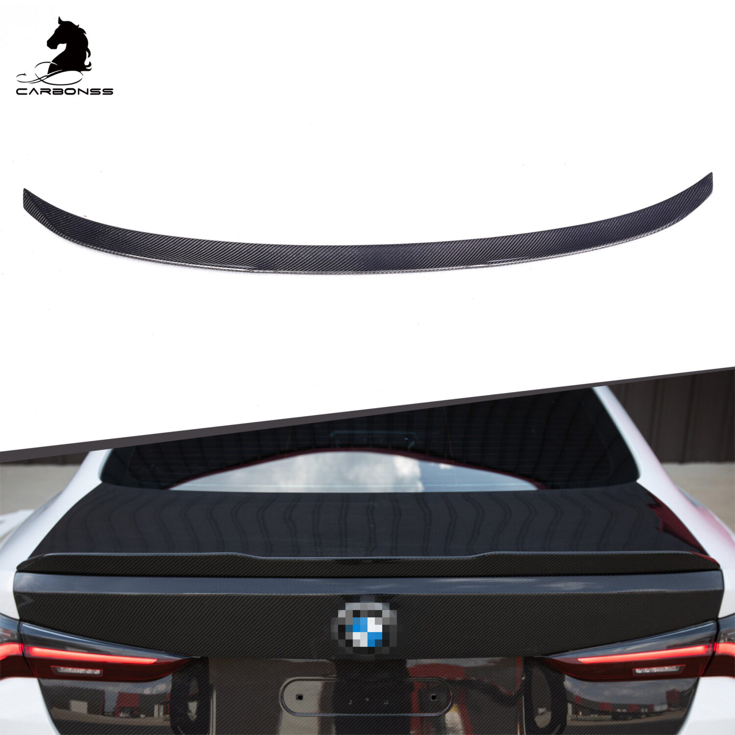 bmw g82 m4 cs type carbon spoiler 2021+