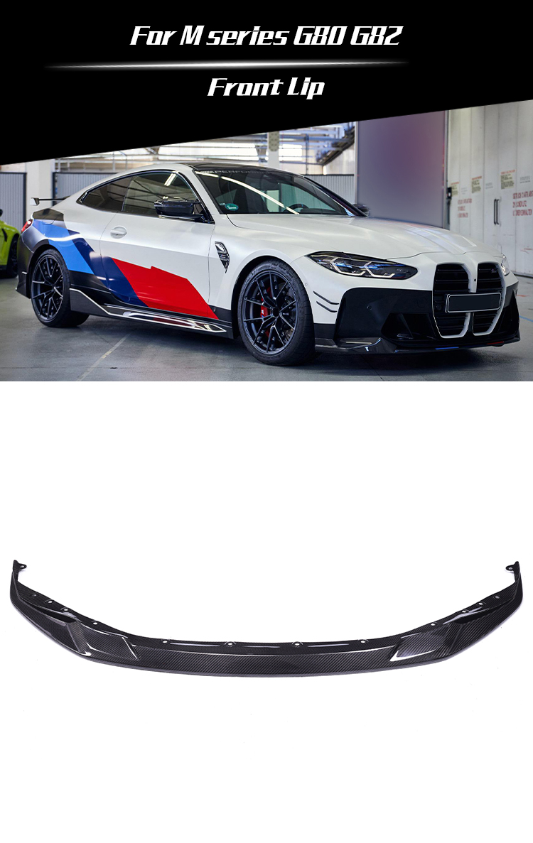 bmw g80 g82 m3 m4 mhc type front lip spoiler 2021+