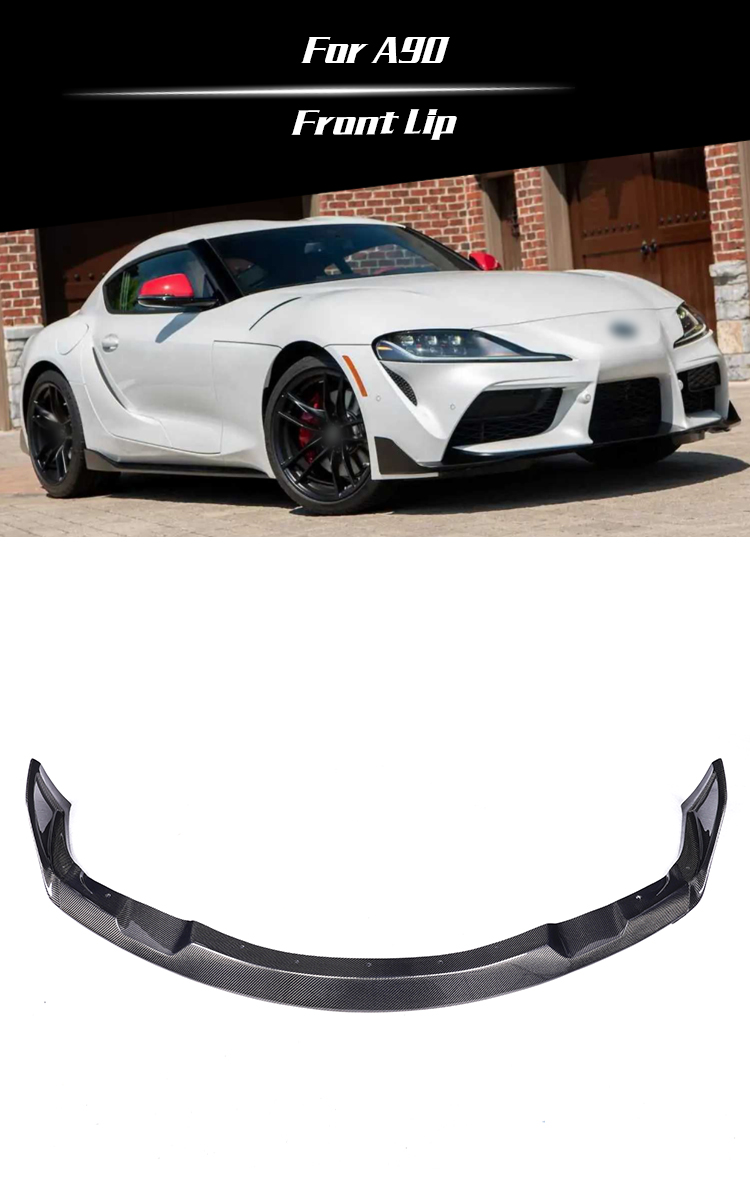 toyota supra a90 aimgain type front bumper lip 3pc 2019+