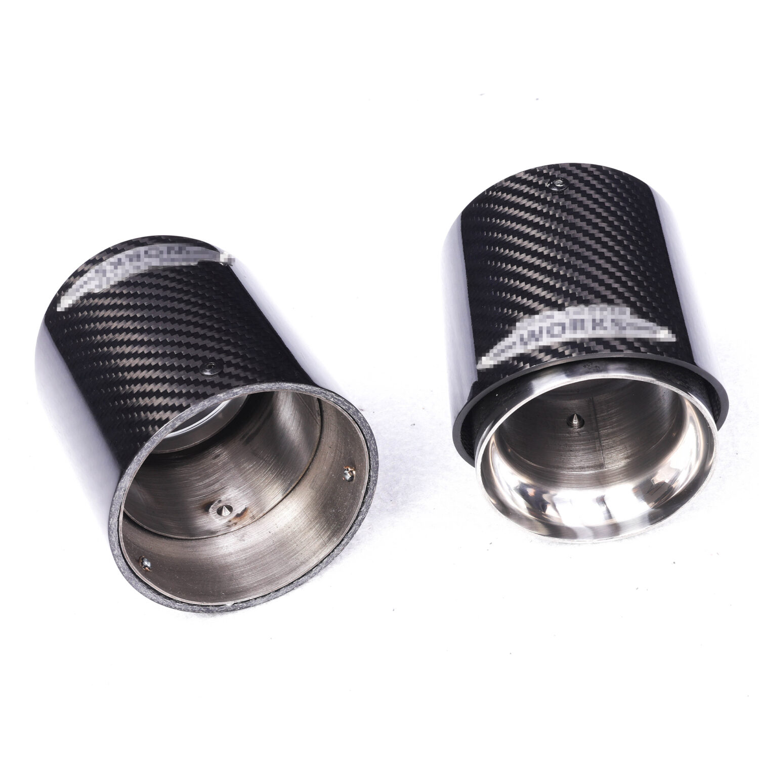 bmw f series mini type carbon exhaust tips 72mm